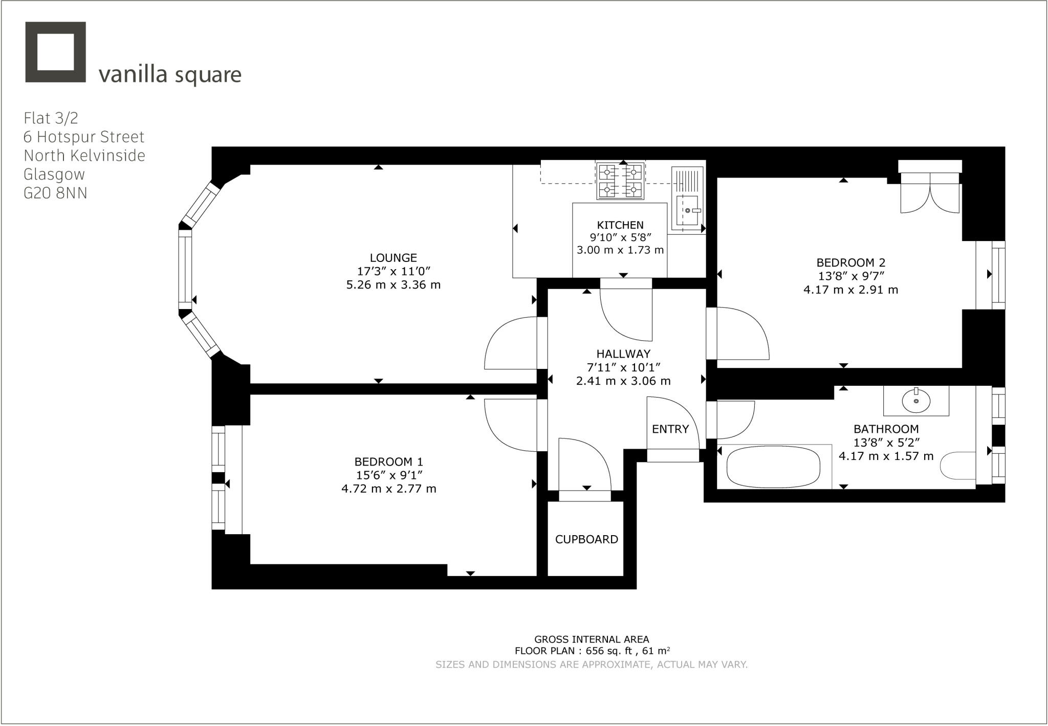 Hotspur Street, North Kelvinside floorplan