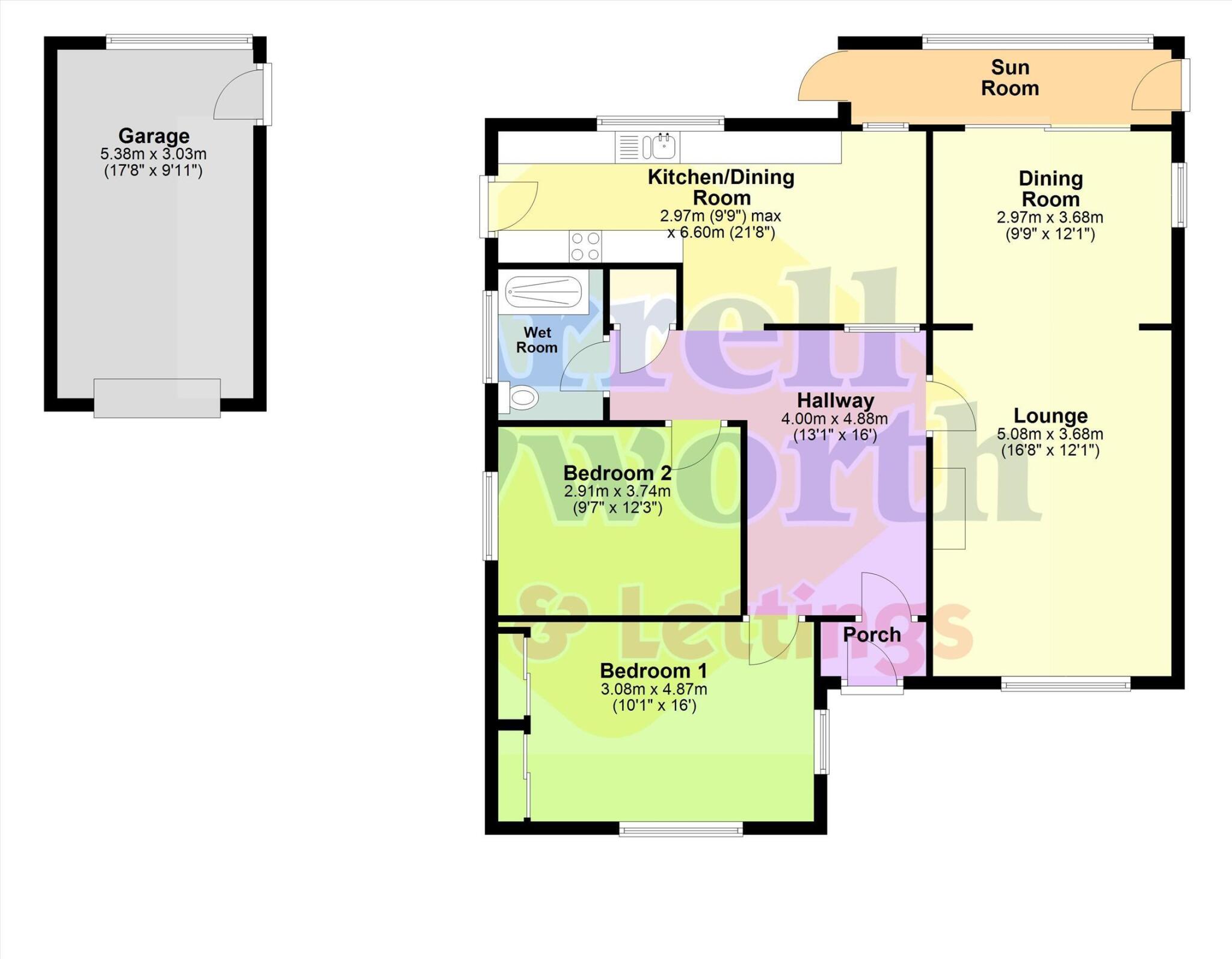 Lancaster Road, Knott End On Sea, Poulton Le Fylde floorplan