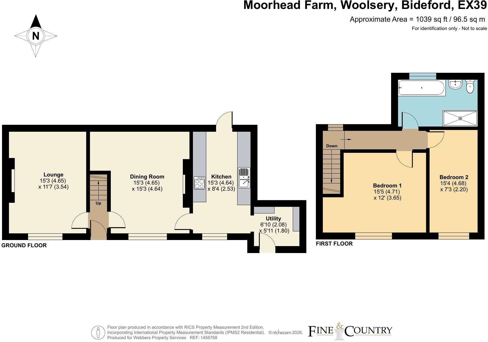 Woolsery, Bideford, Devon, EX39 floorplan