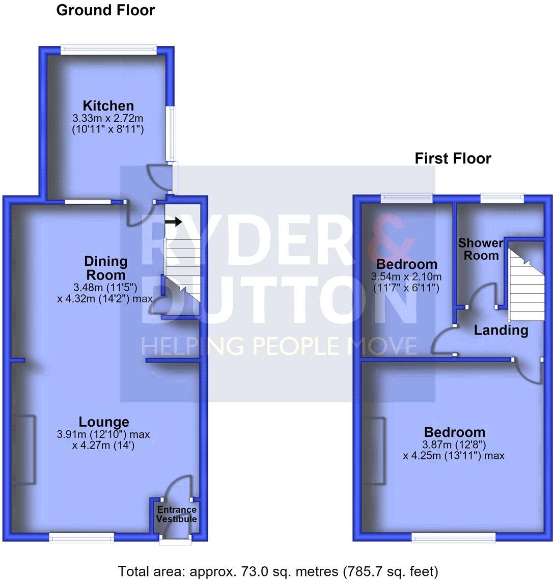 Rock Terrace, Manchester Road, Mossley, OL5 floorplan