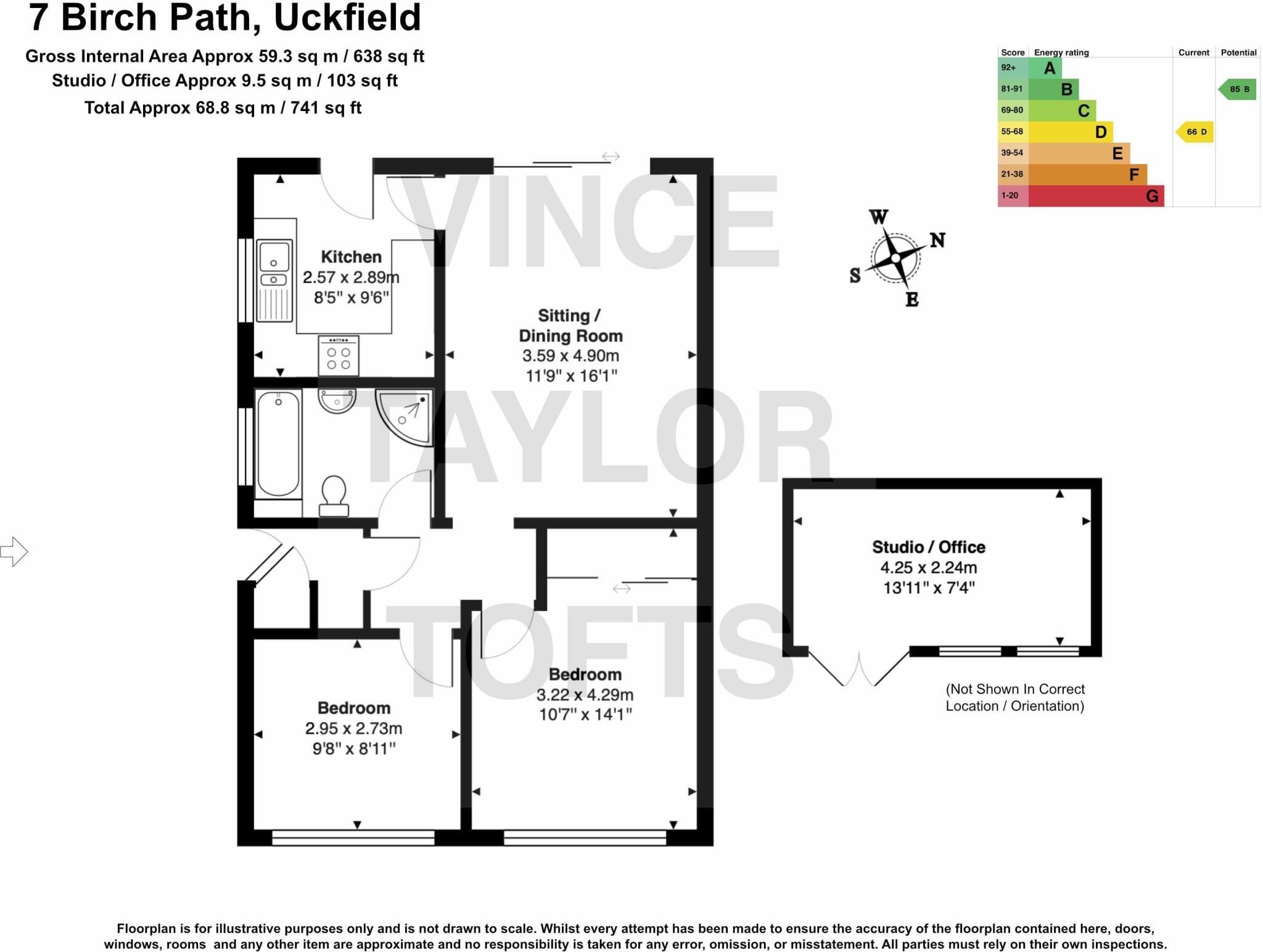 Birch Path, Uckfield, East Sussex, TN22 floorplan