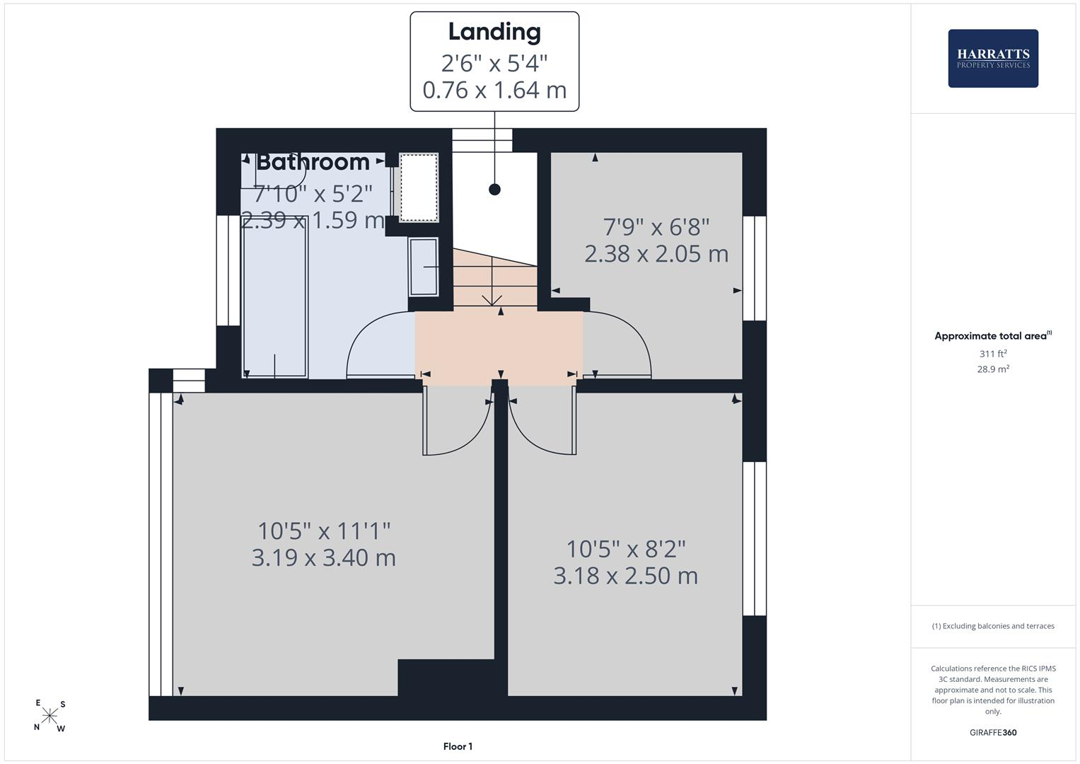 Berkeley Close, Stockport floorplan