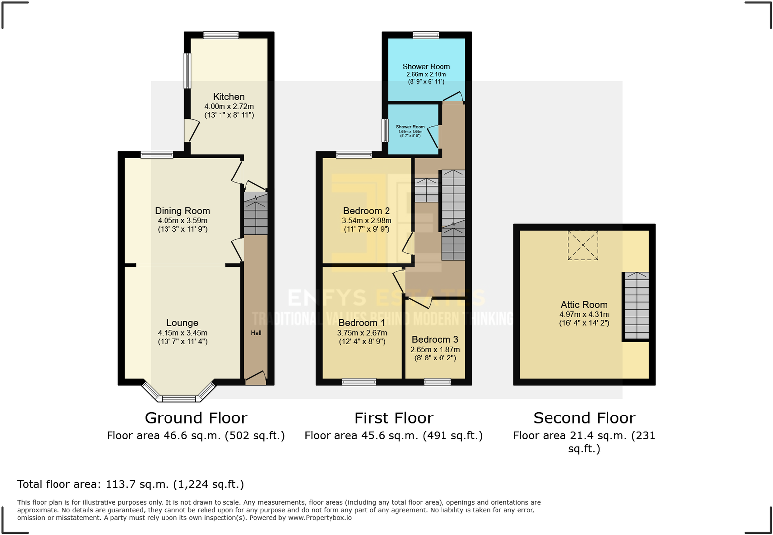 Kimberley Road, Llandudno Junction, LL31 floorplan