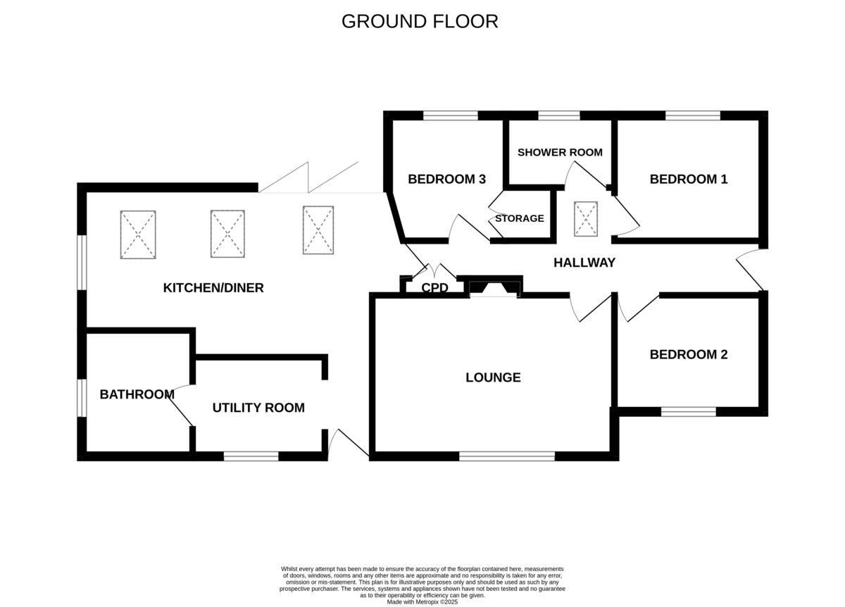 Meadow Rise, Hemsby floorplan