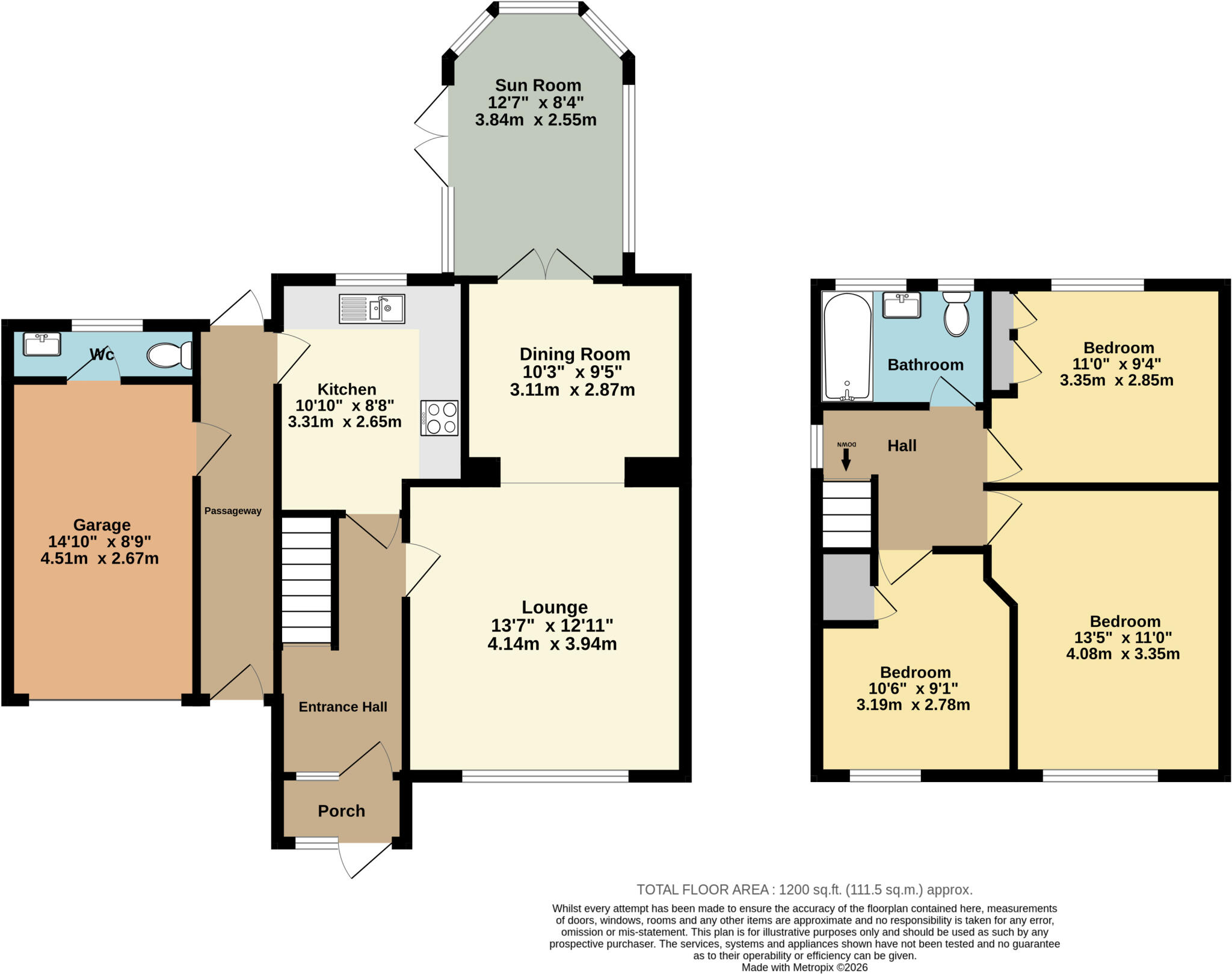 Summerfield Avenue, Whitstable, Kent, CT5 floorplan