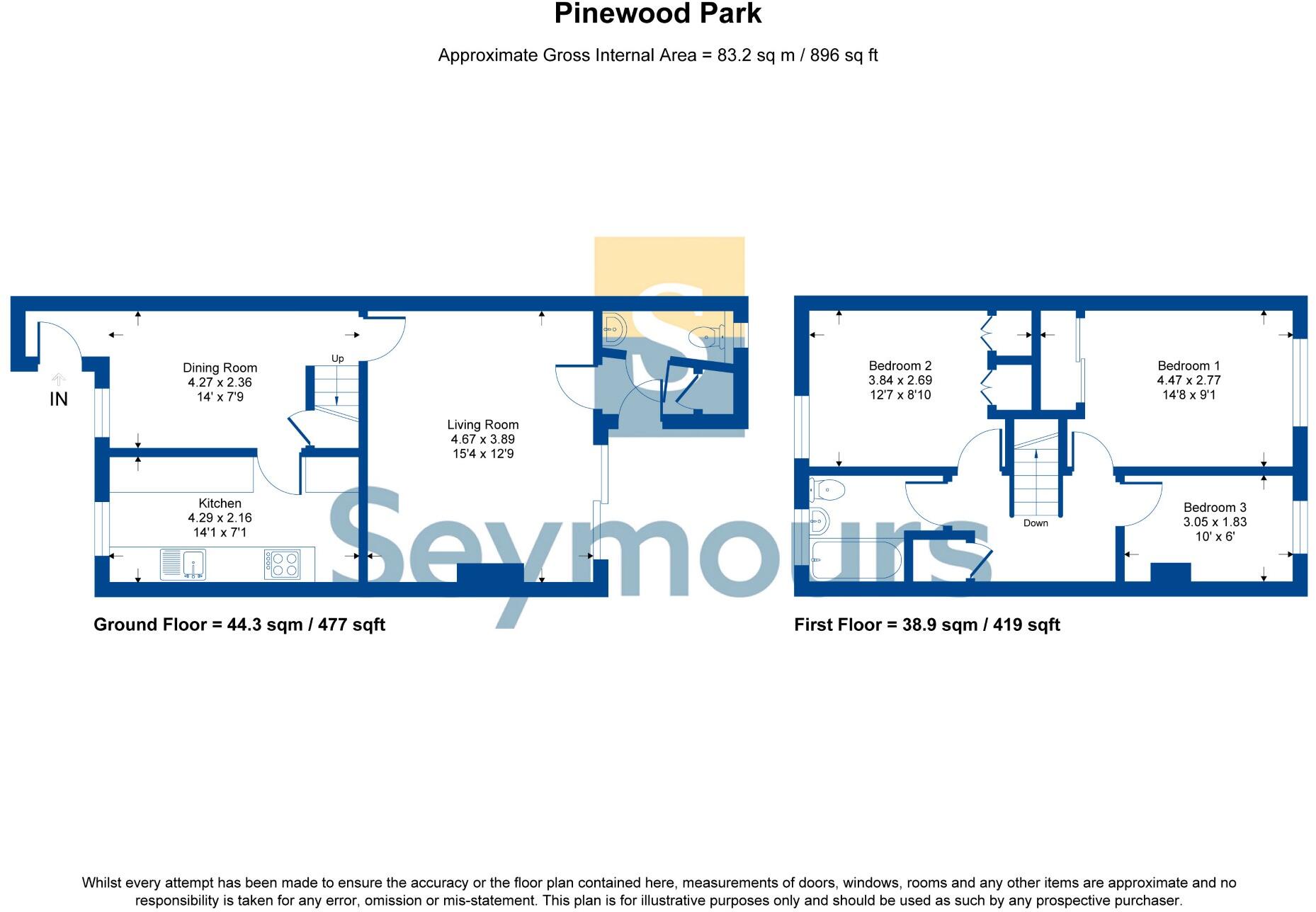 Pinewood Park, Farnborough floorplan