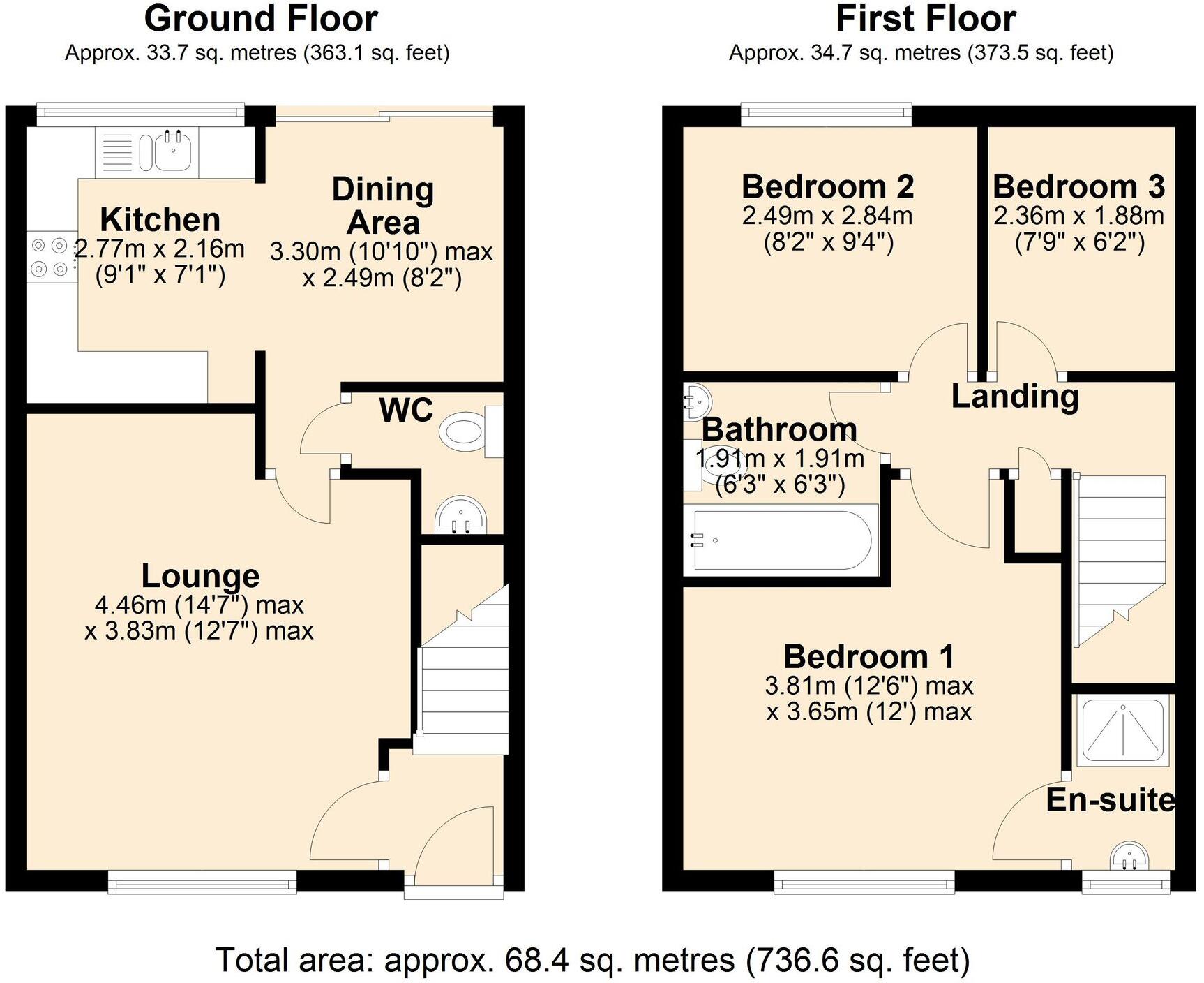 Coulthurst Gardens, Darwen, BB3 floorplan