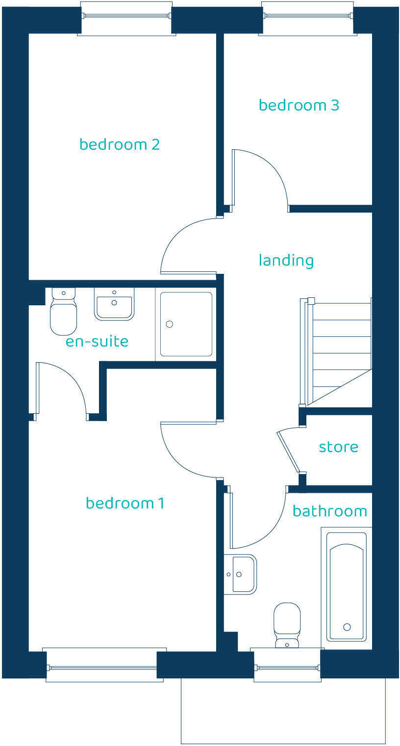 Ffordd Bayley/ Bayley Road,
Deeside,
Flintshire,
CH5 2GH  floorplan