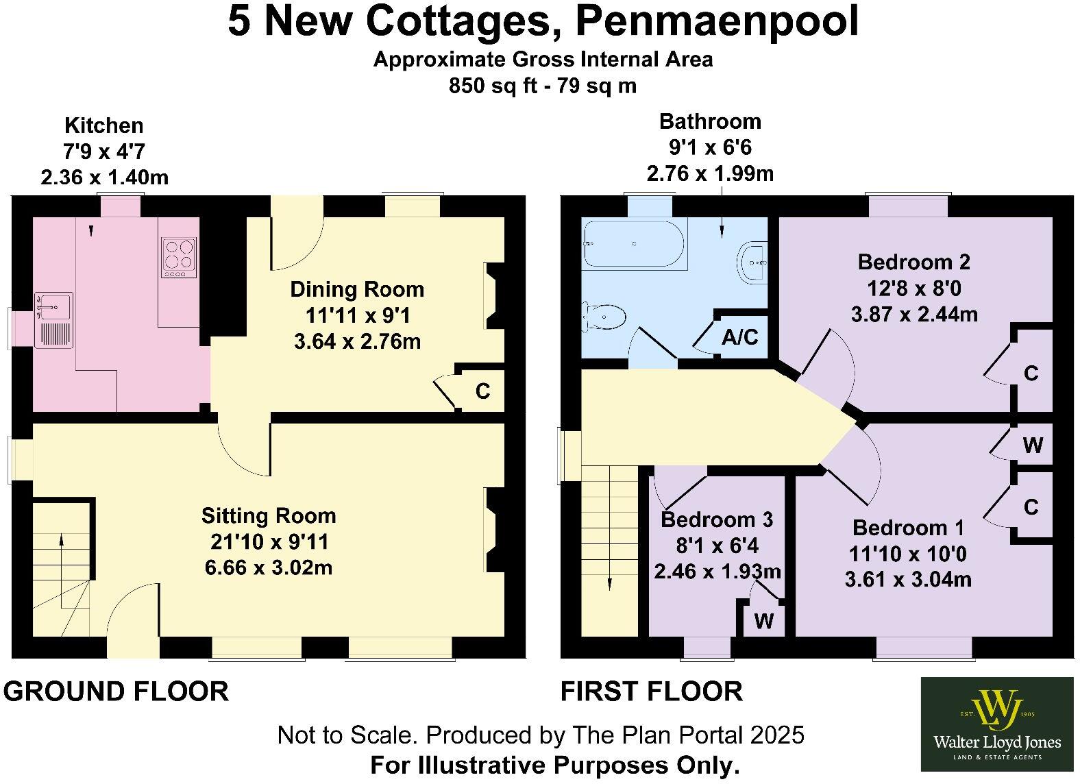 5 New Cottages, Penmaenpool, Dolgellau, LL40 1YD floorplan