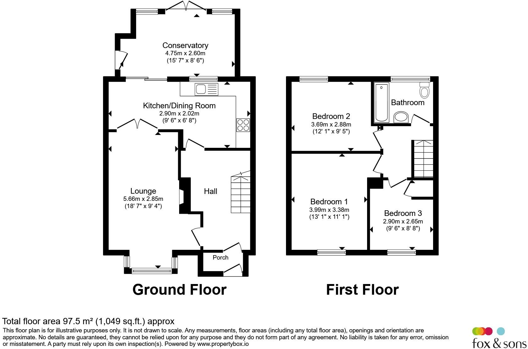 Eastwick Road, Taunton floorplan