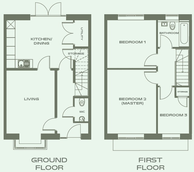 Sanders Lane, Aylesbury floorplan