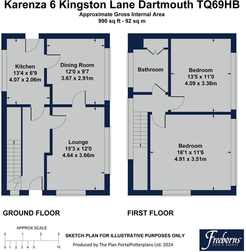 Building Plot - Kingston Lane, Dartmouth floorplan