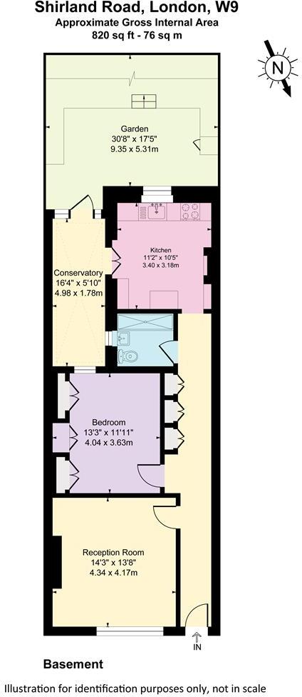 Shirland Road, Maida Vale floorplan