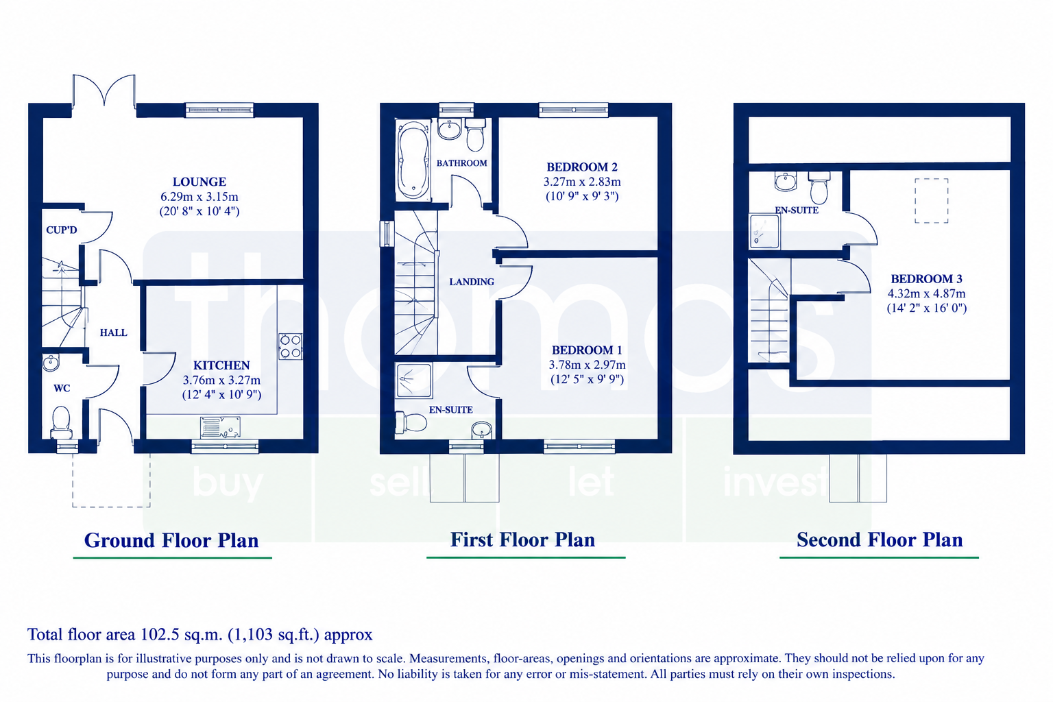 Marian Drive, Great Boughton floorplan
