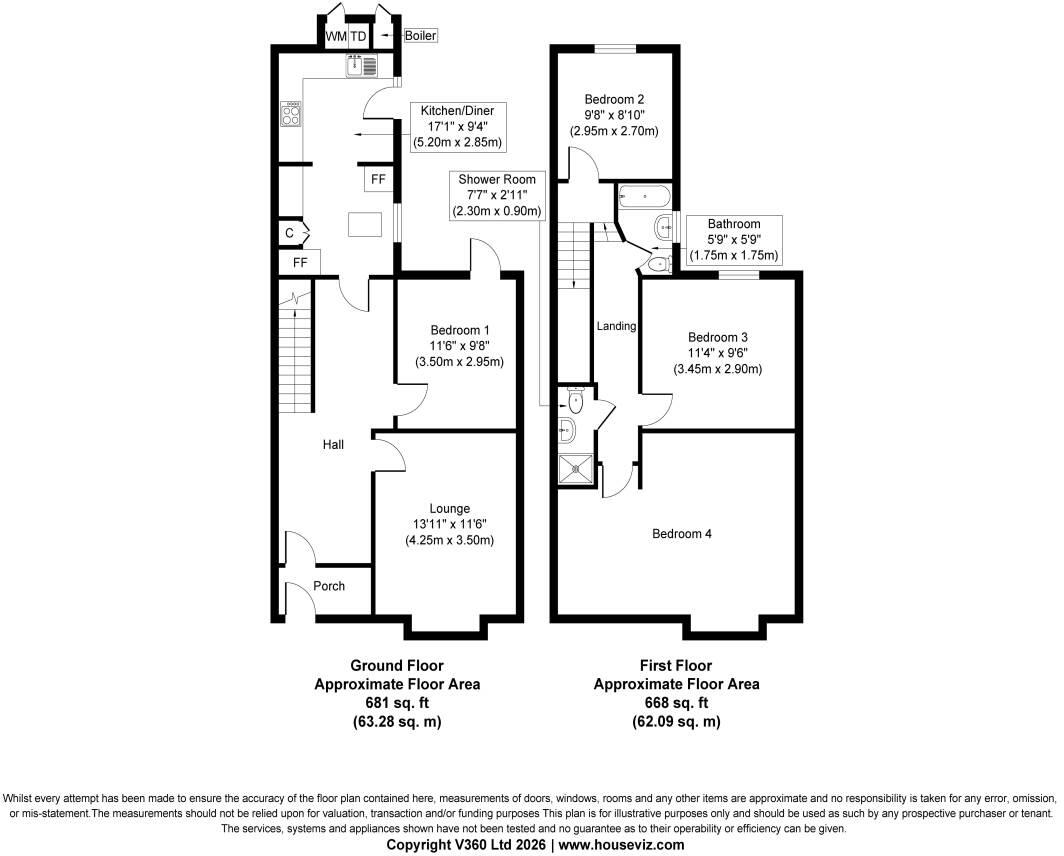 Monks Road, Exeter,  floorplan