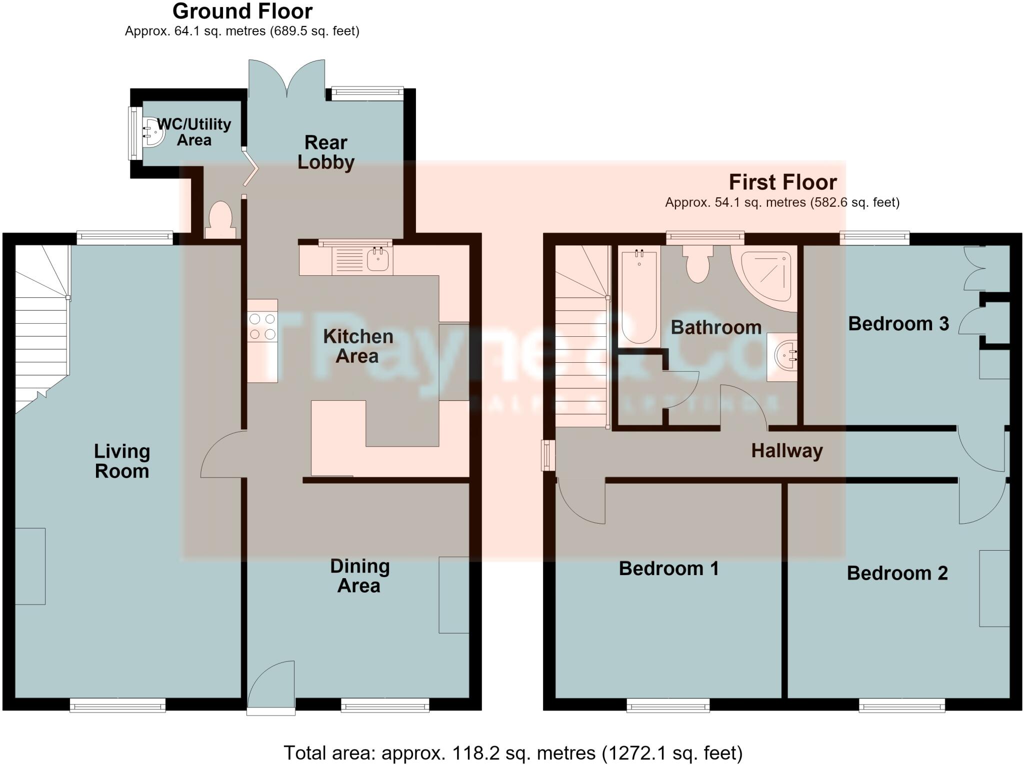 High Street, Chatteris, Cambs., PE16 6NP floorplan