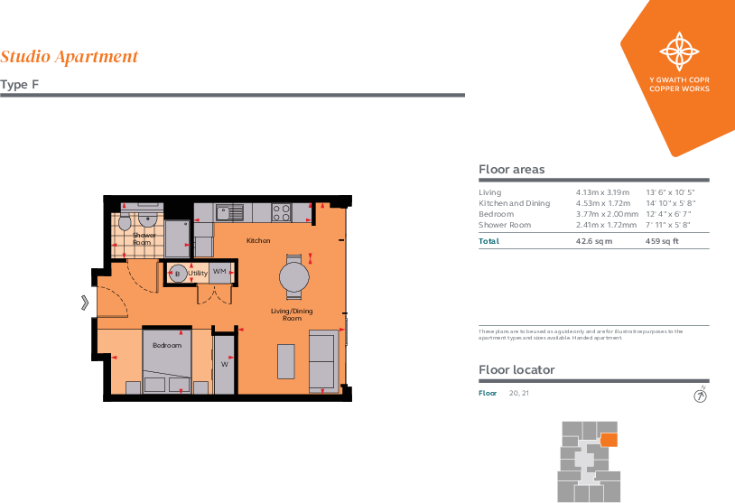 The Copper Works, Cardiff Cardiff CF10 floorplan
