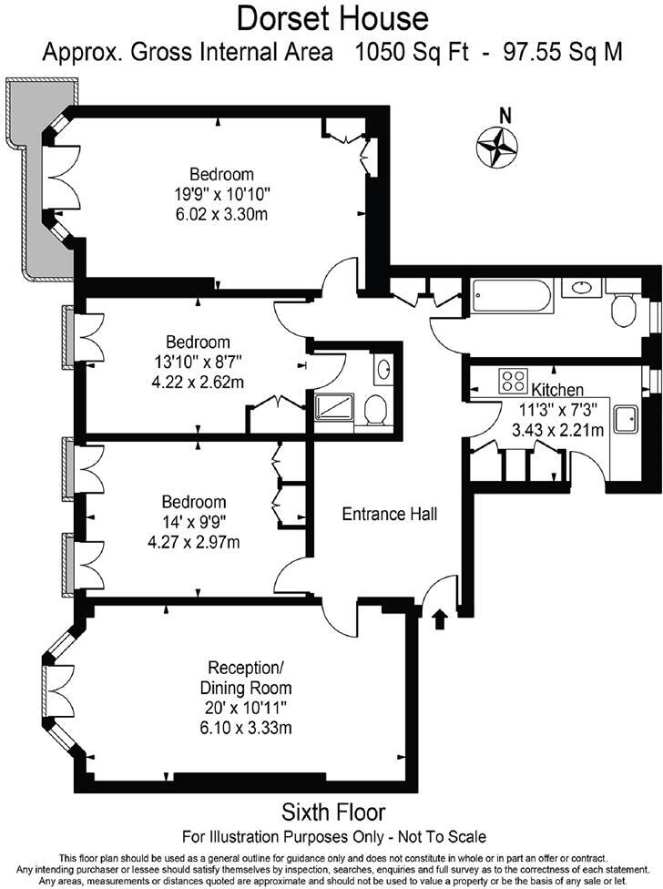 Dorset House, Gloucester Place, London, NW1 floorplan