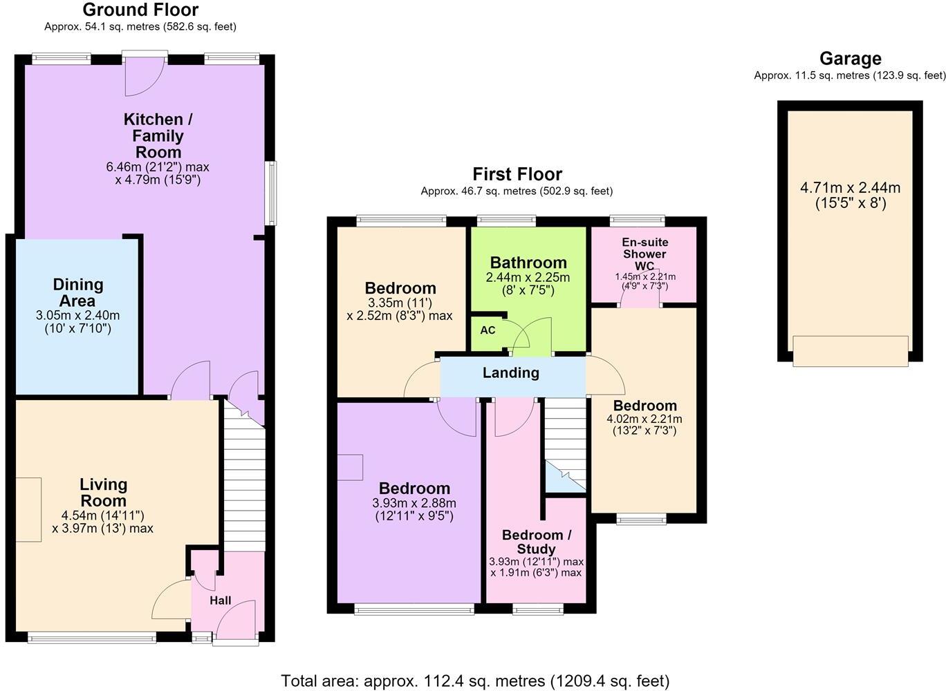 Pass Avenue, Whittington, Lichfield floorplan