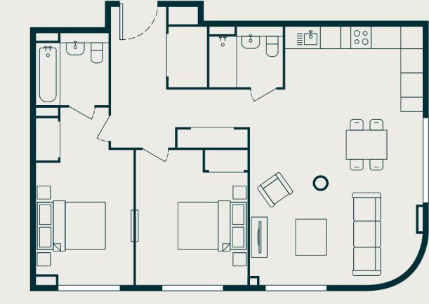 The Wiltern, Dawlish Avenue East Perivale UB6 floorplan