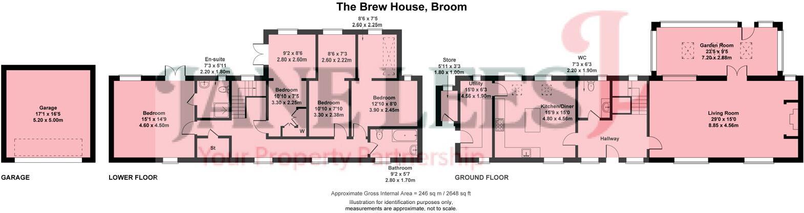 The Brew House, Mill Lane, Broom B50 4HS floorplan