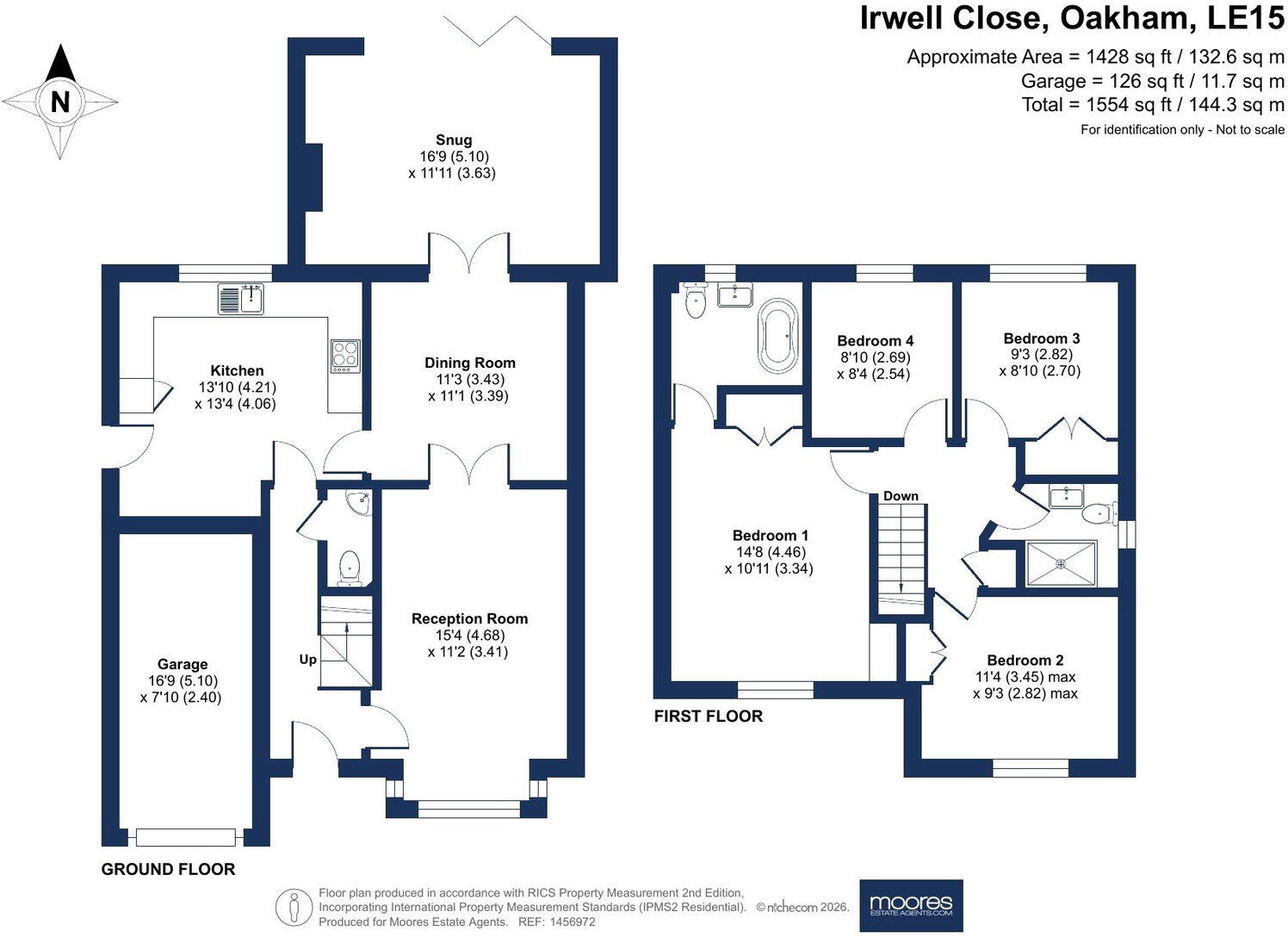 Irwell Close, Oakham floorplan