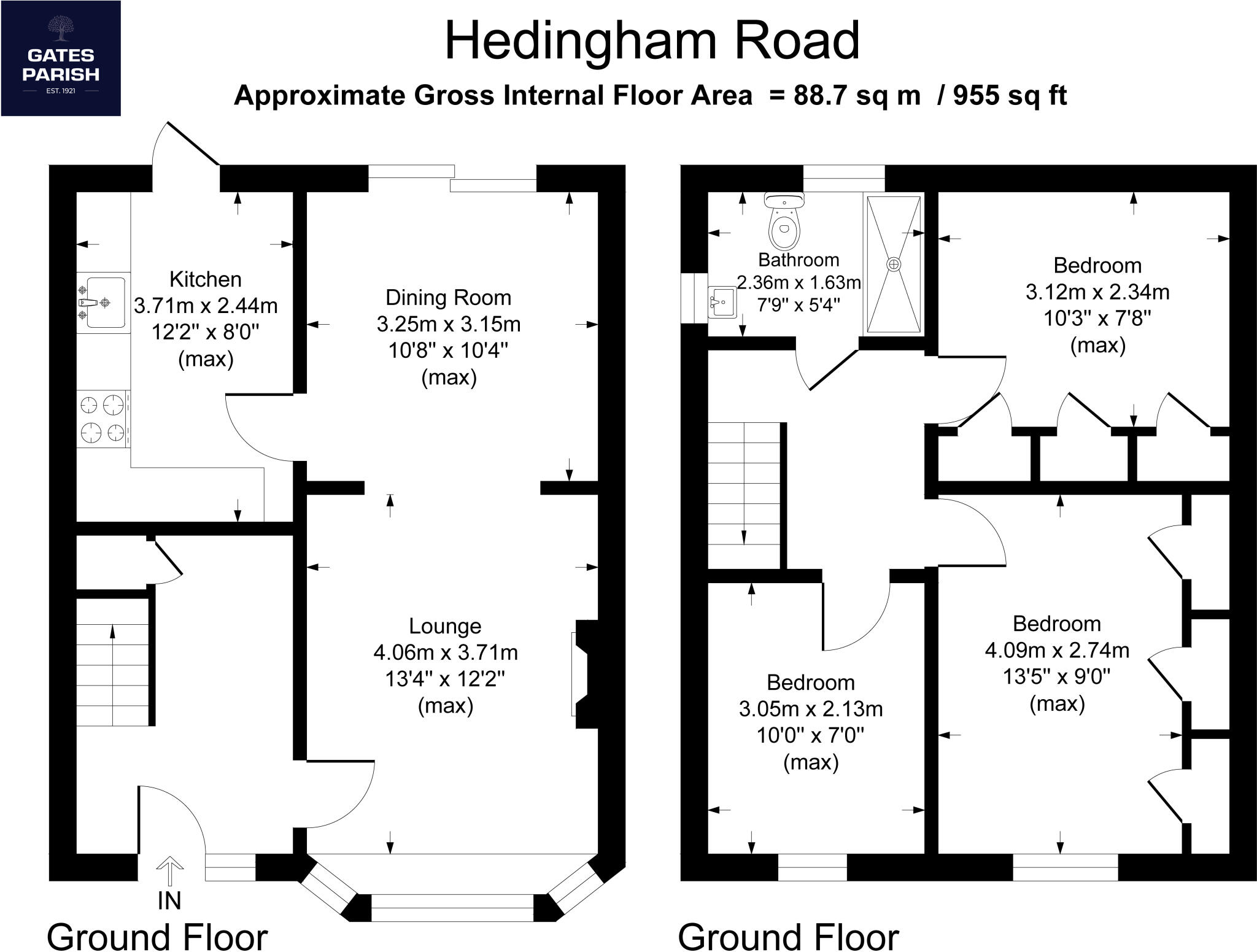 Hedingham Road, Hornchurch, RM11 floorplan