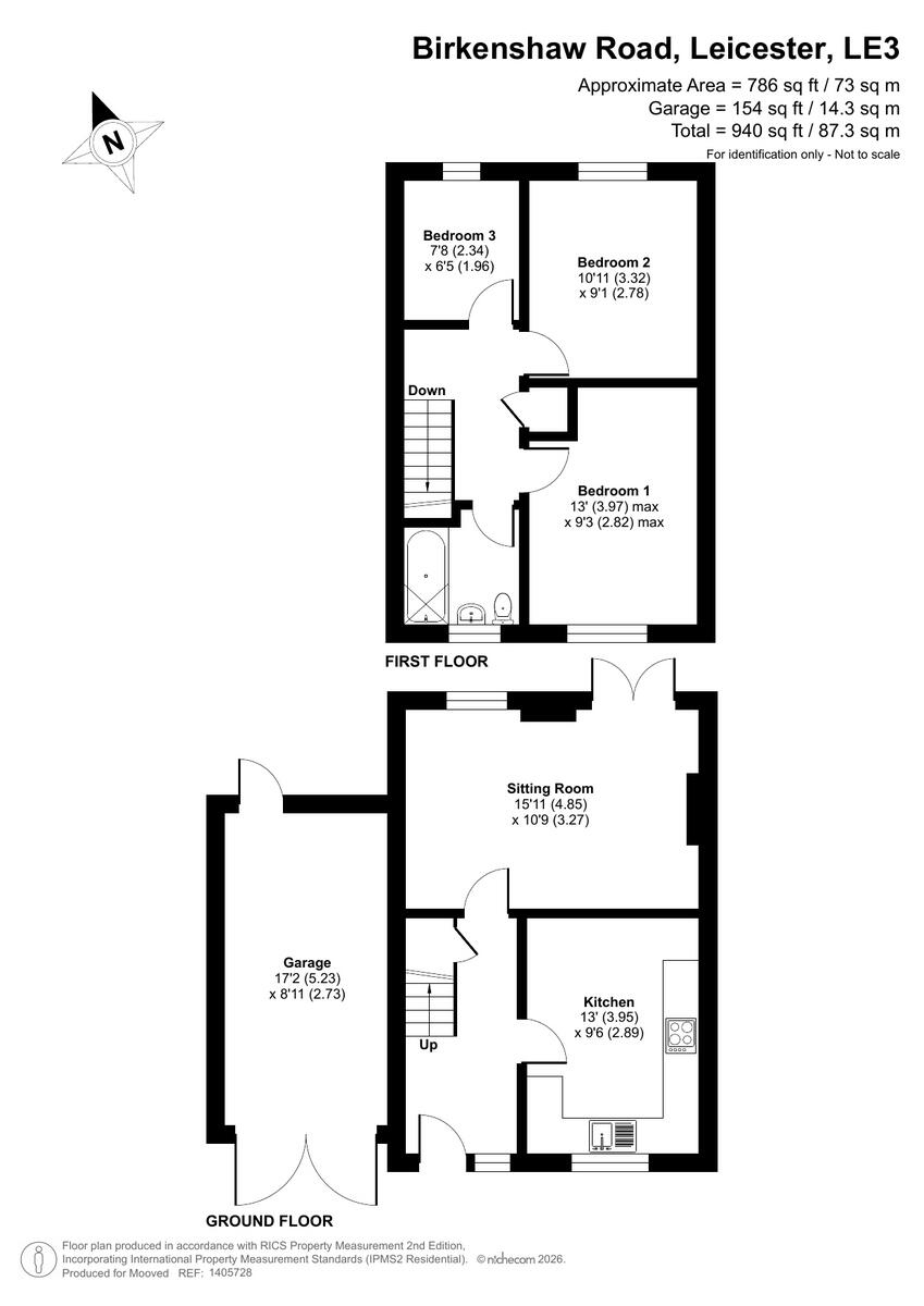 Birkenshaw Road, Leicester, LE3 9 floorplan
