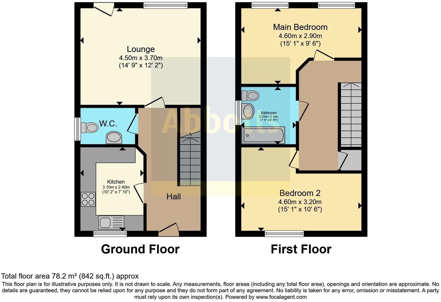 Stanley Avenue, Cambridge, Cambridgeshire, CB4 floorplan