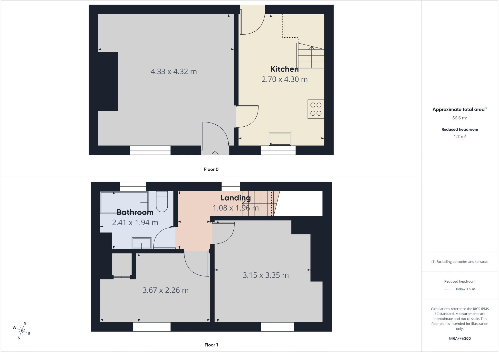 Hendriff Place, Rochdale, OL12 floorplan