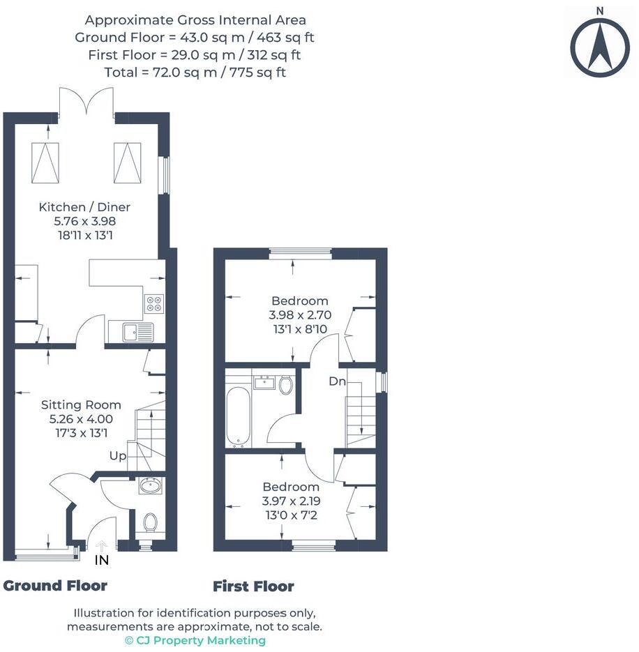 Hillside Gardens, AMERSHAM, HP7 floorplan