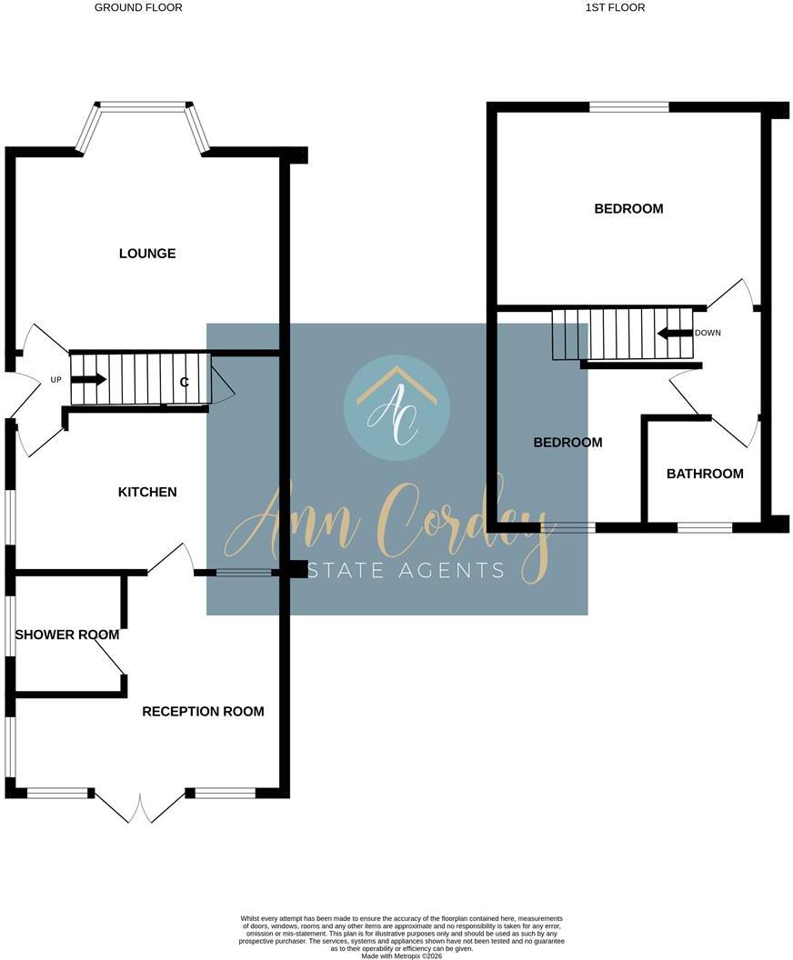 The Leas, Darlington floorplan