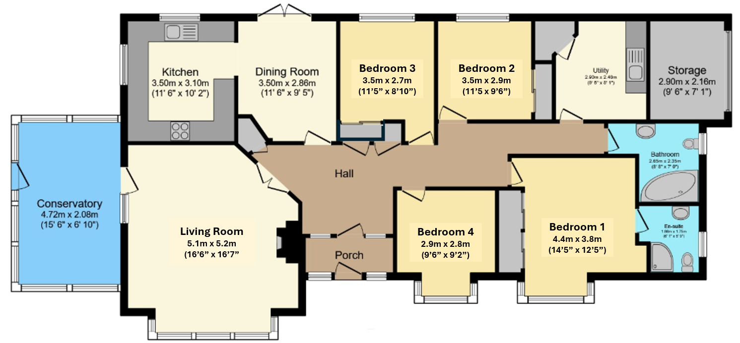 Manor House Court, Nottingham, NG17 floorplan
