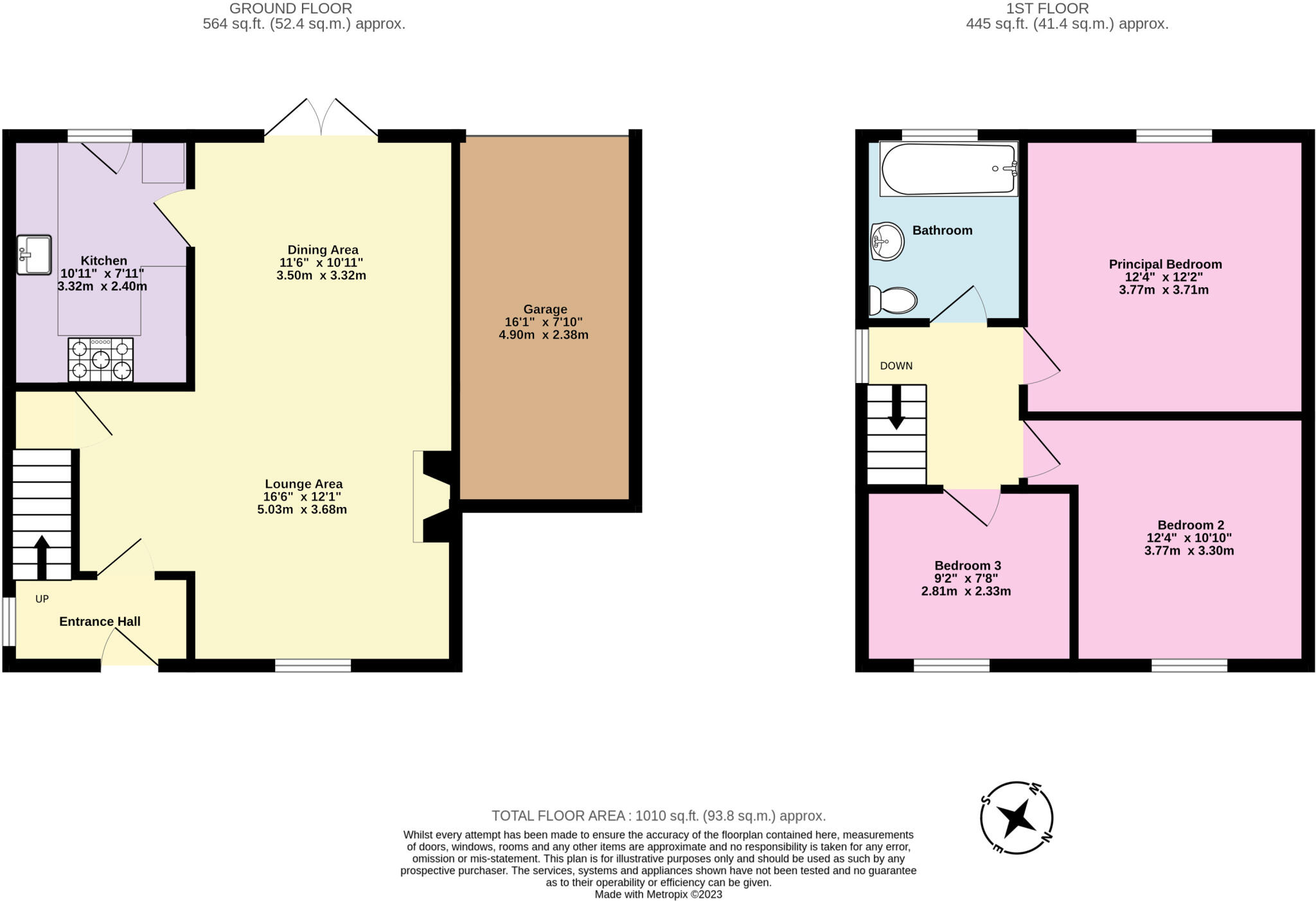 The Paddock, Fangfoss, York, YO41 floorplan