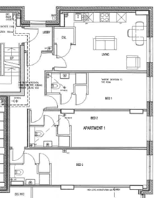 1, Portobello Point, Sheffield floorplan