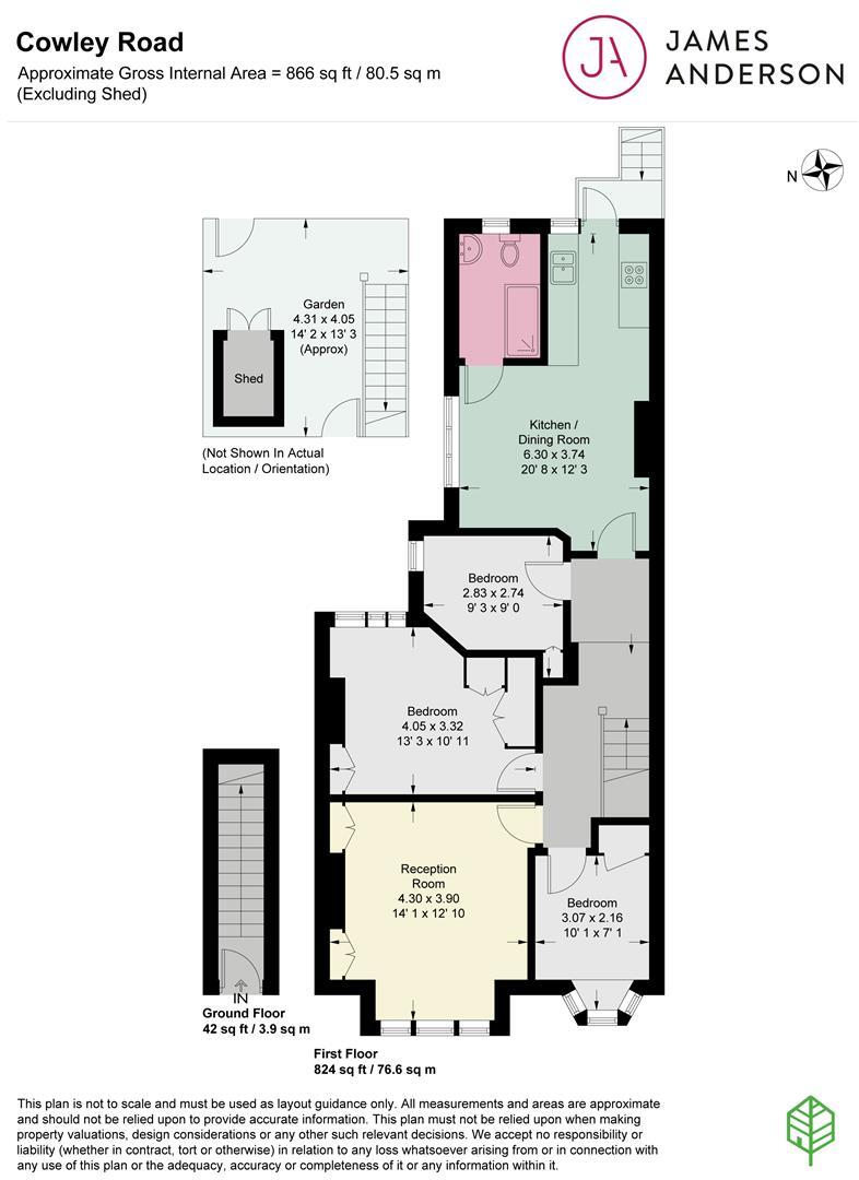 Cowley Road, Mortlake, London, SW14 floorplan