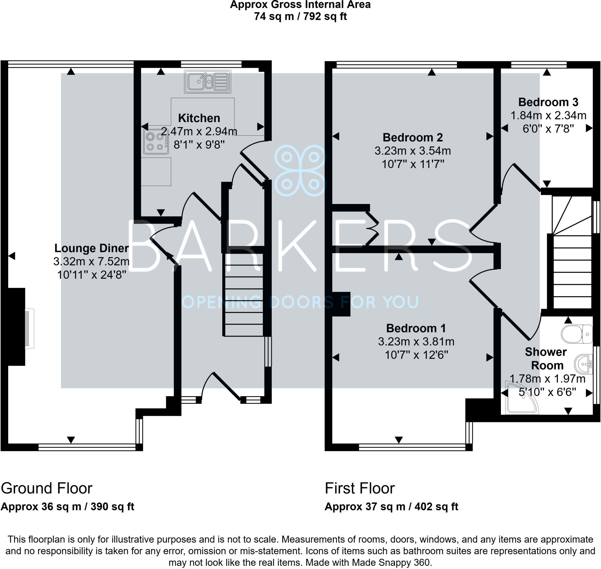 Kingsley Crescent, Birkenshaw floorplan