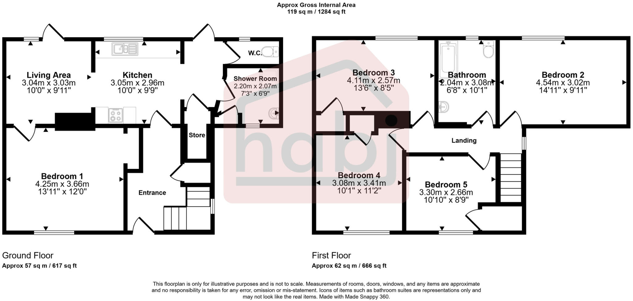 Enfield Road, Norwich floorplan