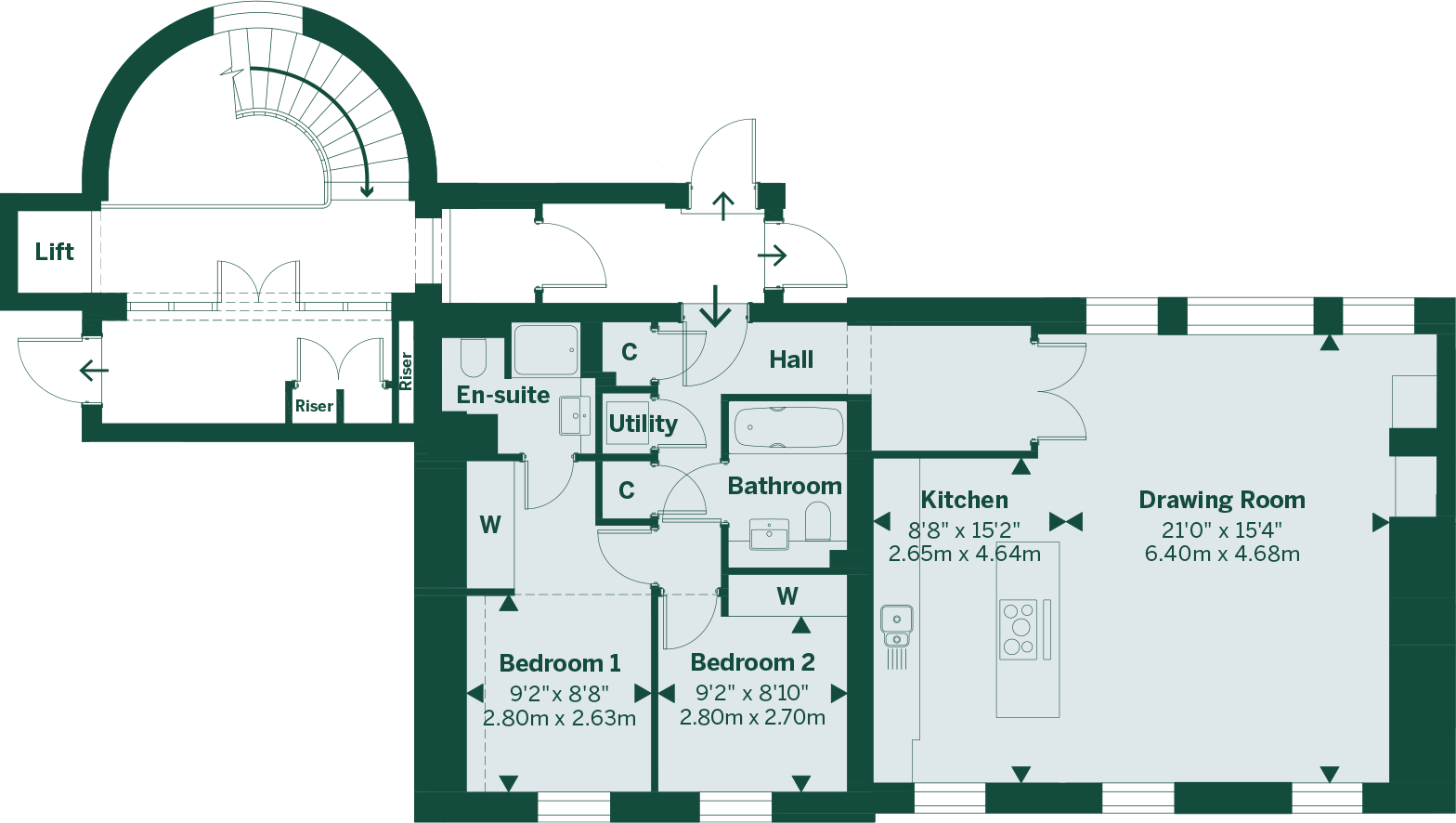 Binfield House, 
Terrace Road North,
Binfield, 
Bracknell,
RG42 5JQ floorplan