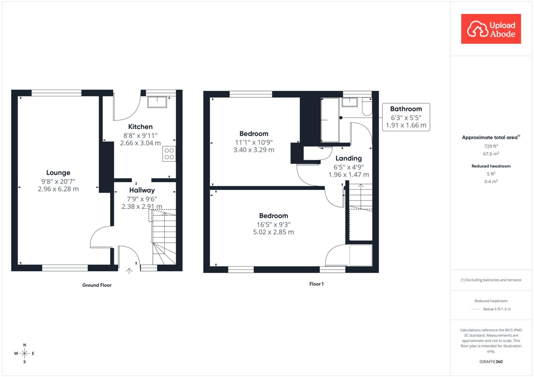 Moss Avenue, Caldercruix floorplan