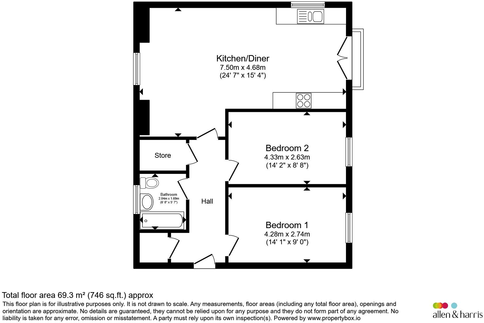 Falcon Drive, Didcot floorplan