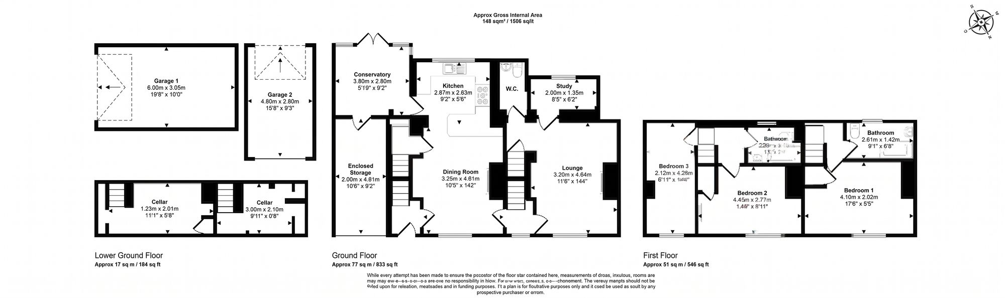 1, Pleasant Street, Bradford, BD7 floorplan
