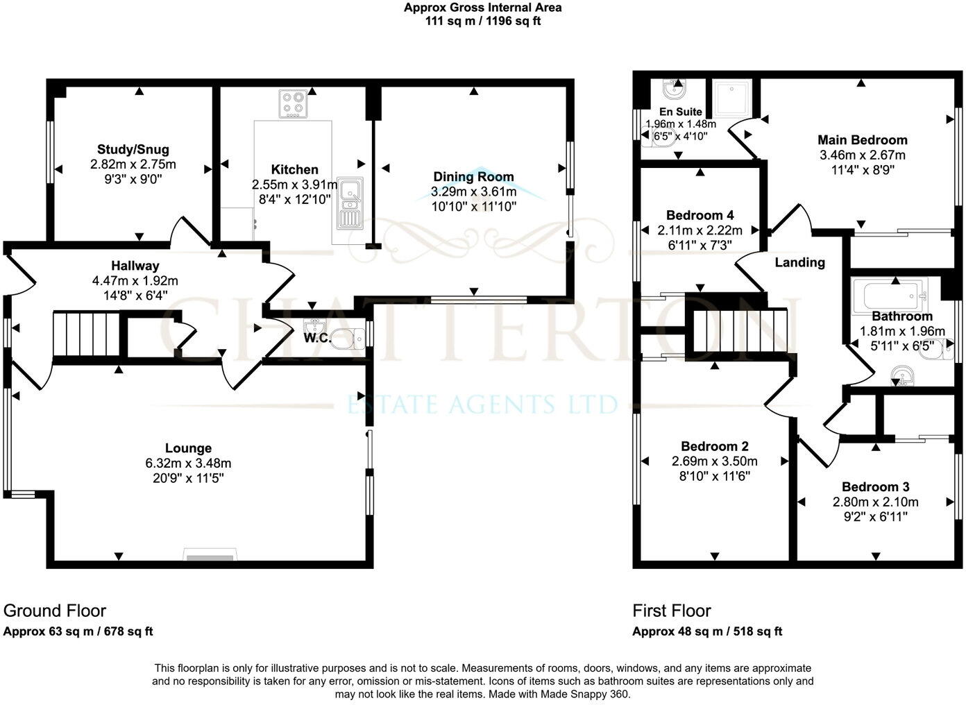 St. Marks Close, Evesham, WR11 2EU floorplan