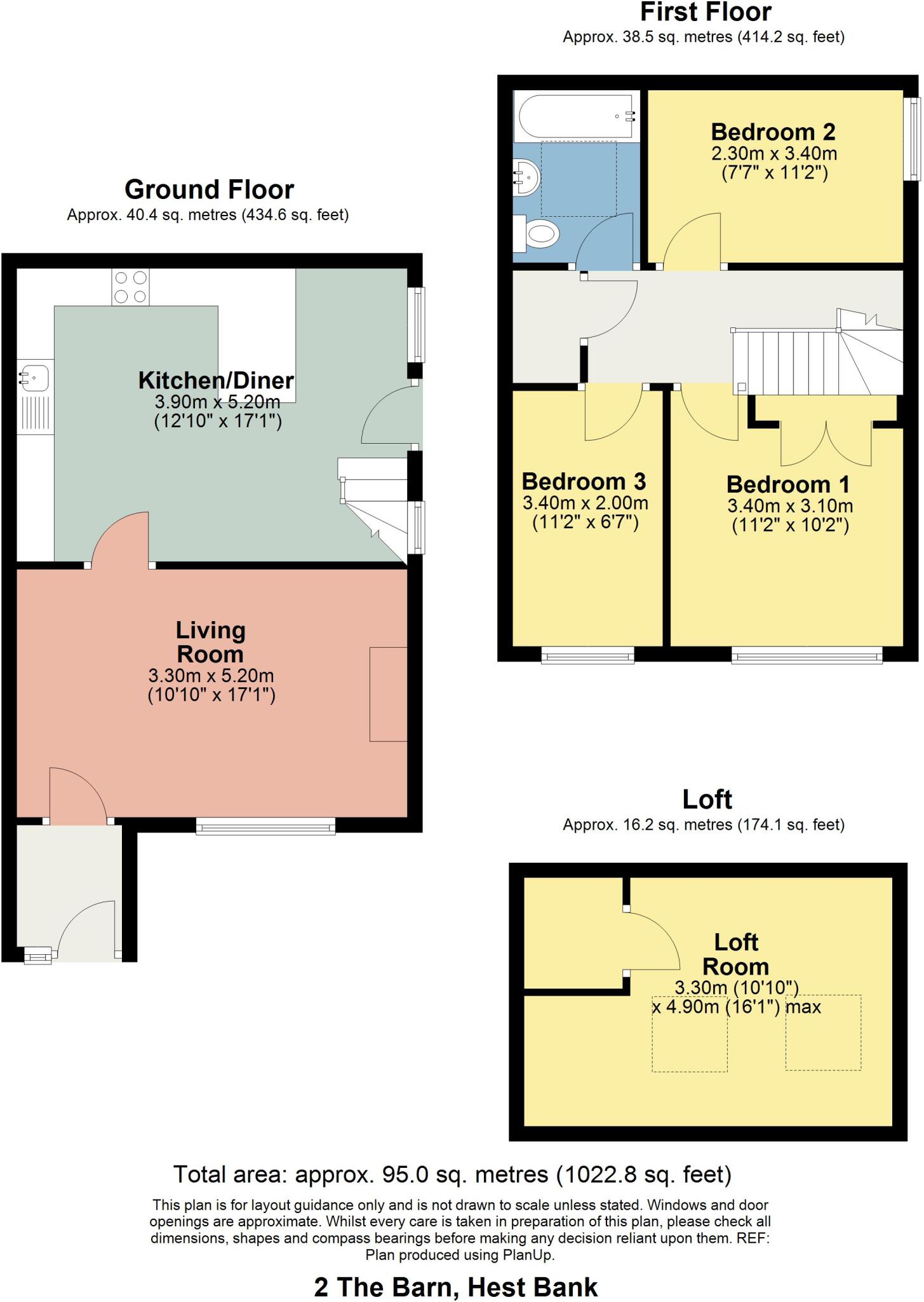 2 The Barn, Highfield Drive, Hest Bank, LA2 6DH floorplan