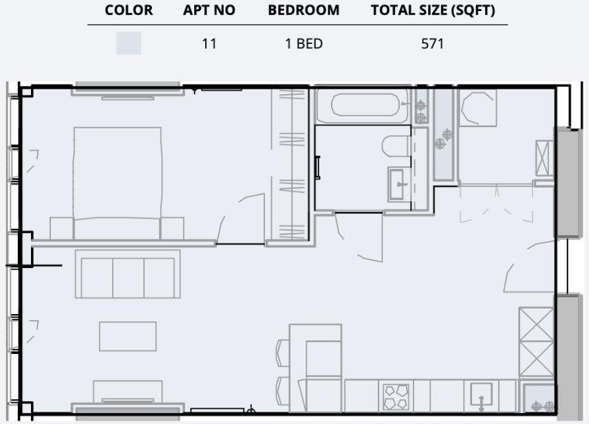 One Port Street, 80 Port Street, Manchester, M1 floorplan