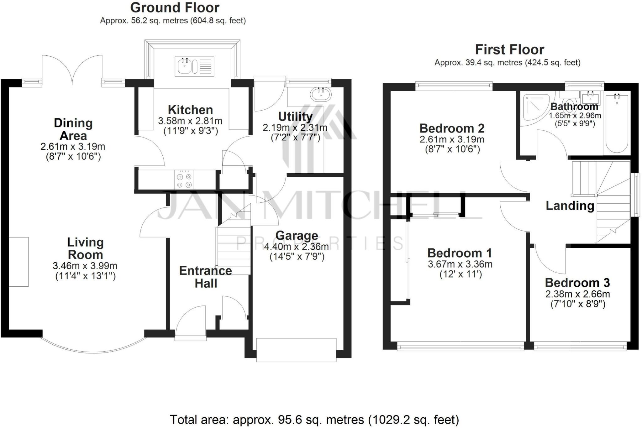 Greystoke Avenue, Whickham, Newcastle upon Tyne floorplan