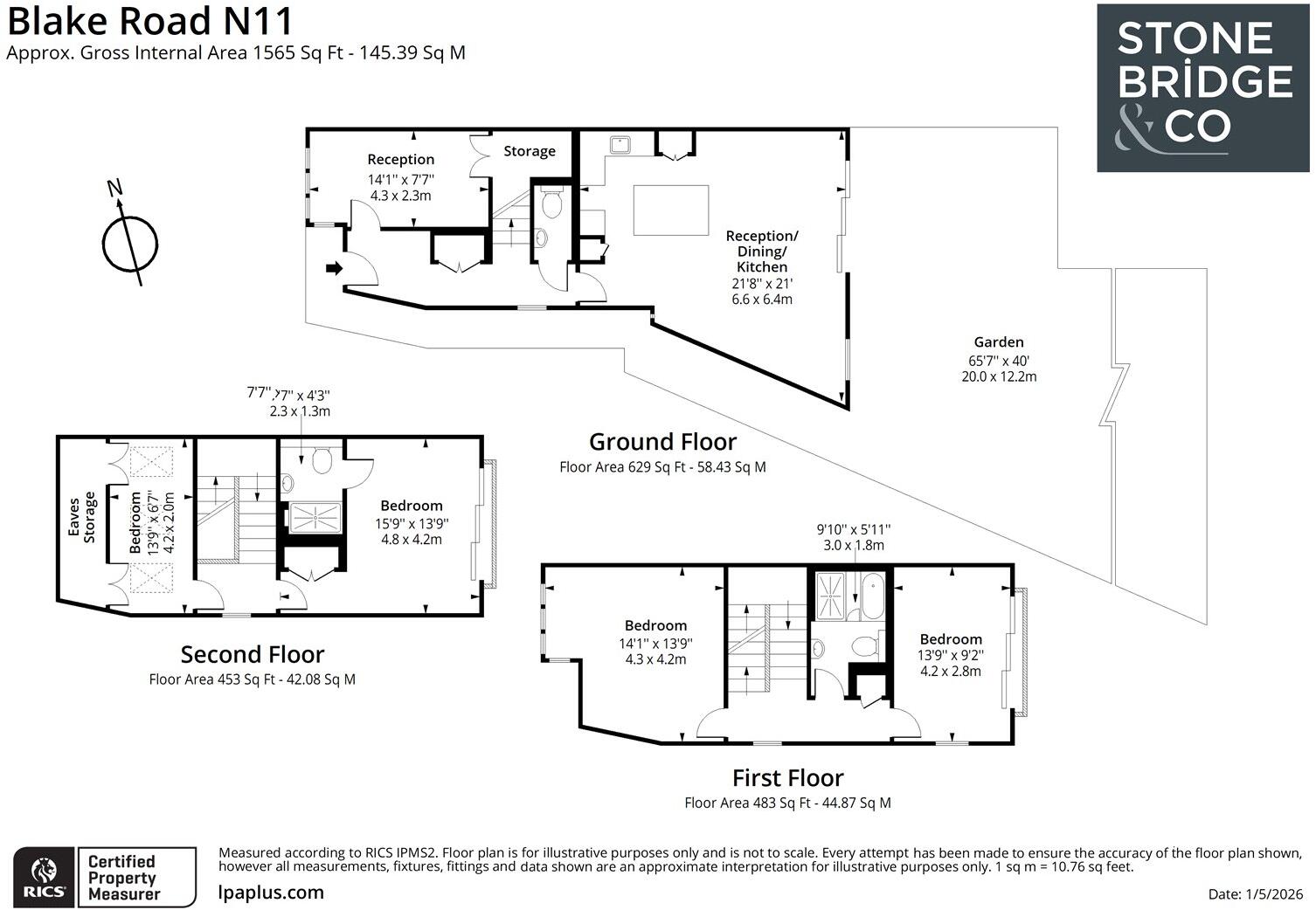 Blake Road, N11 floorplan