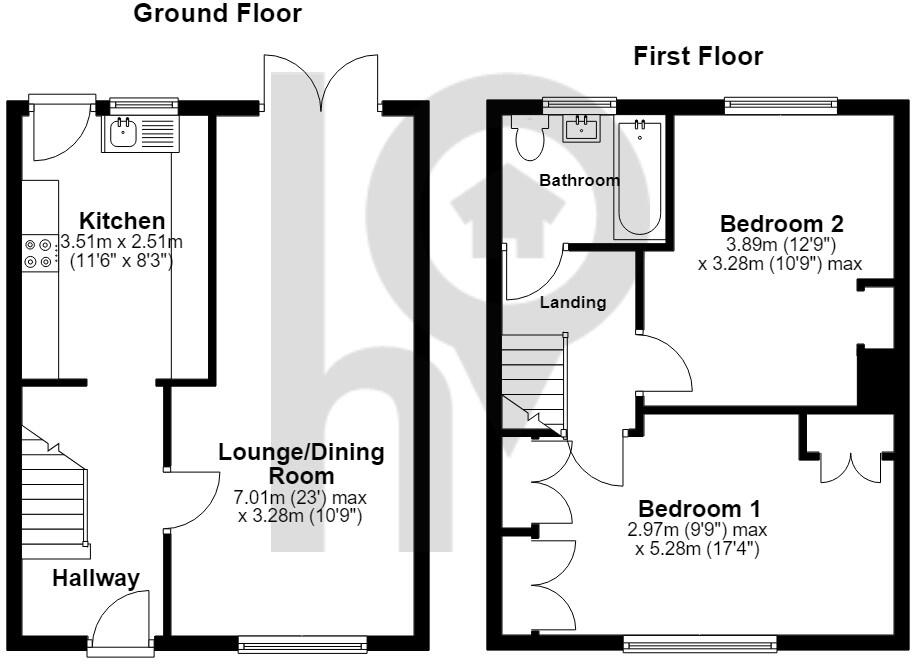 Lowfield Road, Halfway floorplan