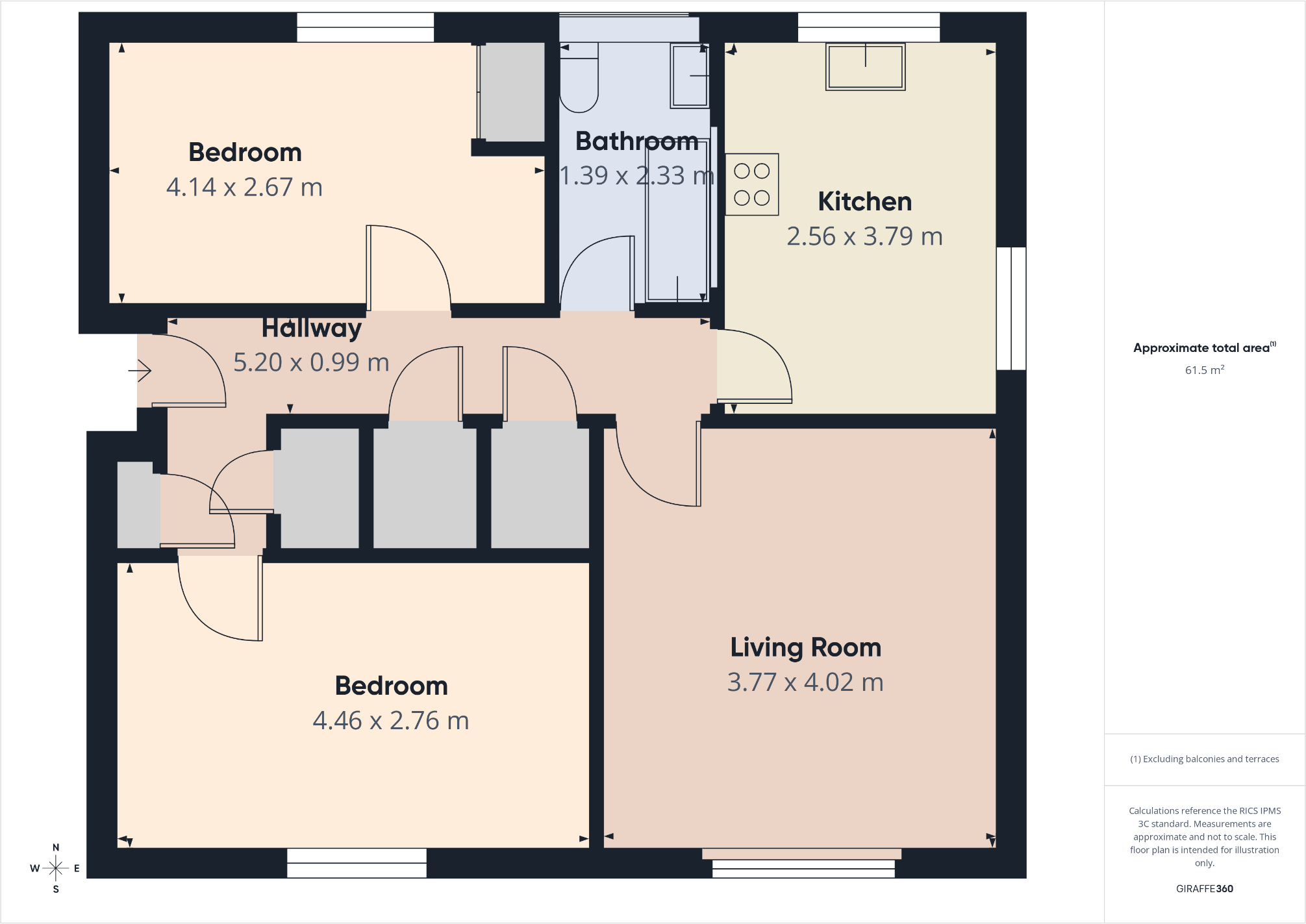 Charles Avenue, Renfrew, Renfrewshire, PA4 floorplan