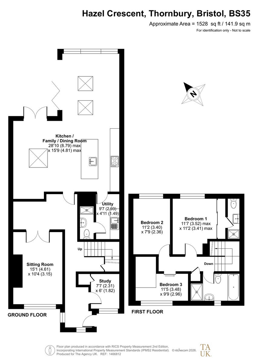 Hazel Crescent, Bristol, BS35 floorplan